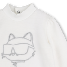 Conjunto de vestido e cal&ccedil;a KARL LAGERFELD KIDS 
                    MENINA