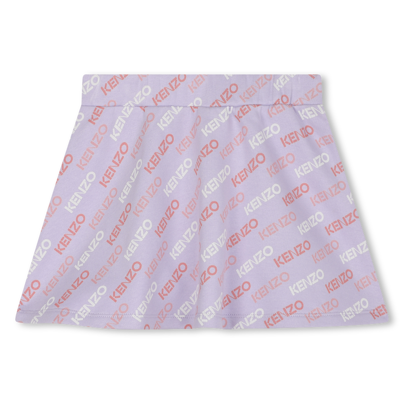 Flared Logo-Printed Skirt KENZO KIDS 
                    GIRL
